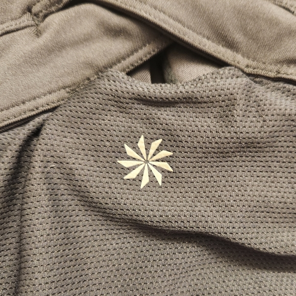 Athleta Miles Bra Criss Cross Tank Top Black Small Yoga Pilates Athletic Gym - Picture 7 of 10